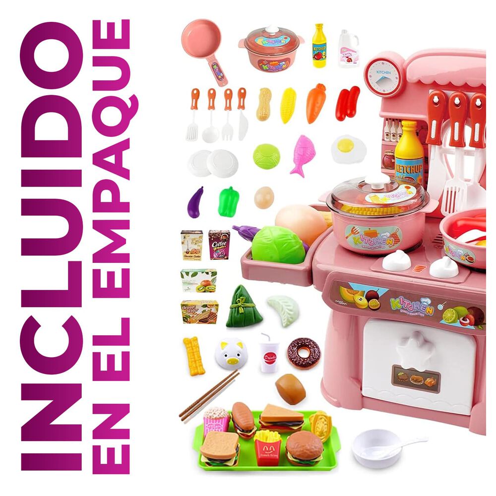 Cocina De Juguete Con Accesorios Azul image number 4.0