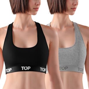 Pack Sost&eacute;n Peto Mujer Top / 2 Piezas