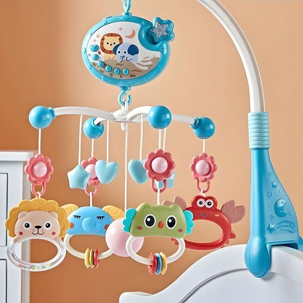 Movil Musical Para Cuna Beb&eacute; Con Control Y Luz 21n7 image number 2.0