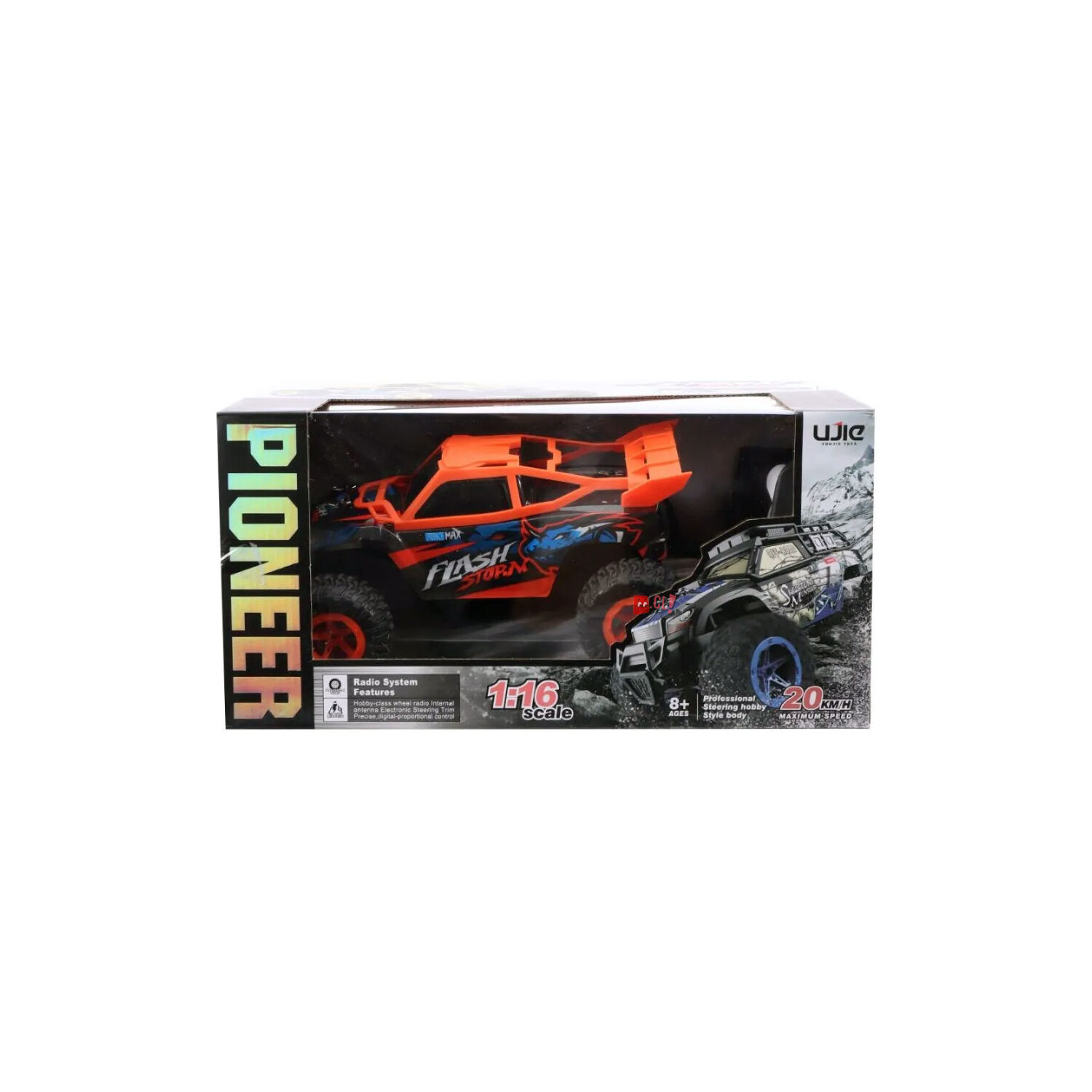 Jeep A Control Remoto 1:16 Recargable 20k/h Naranjo - Ps image number 3.0