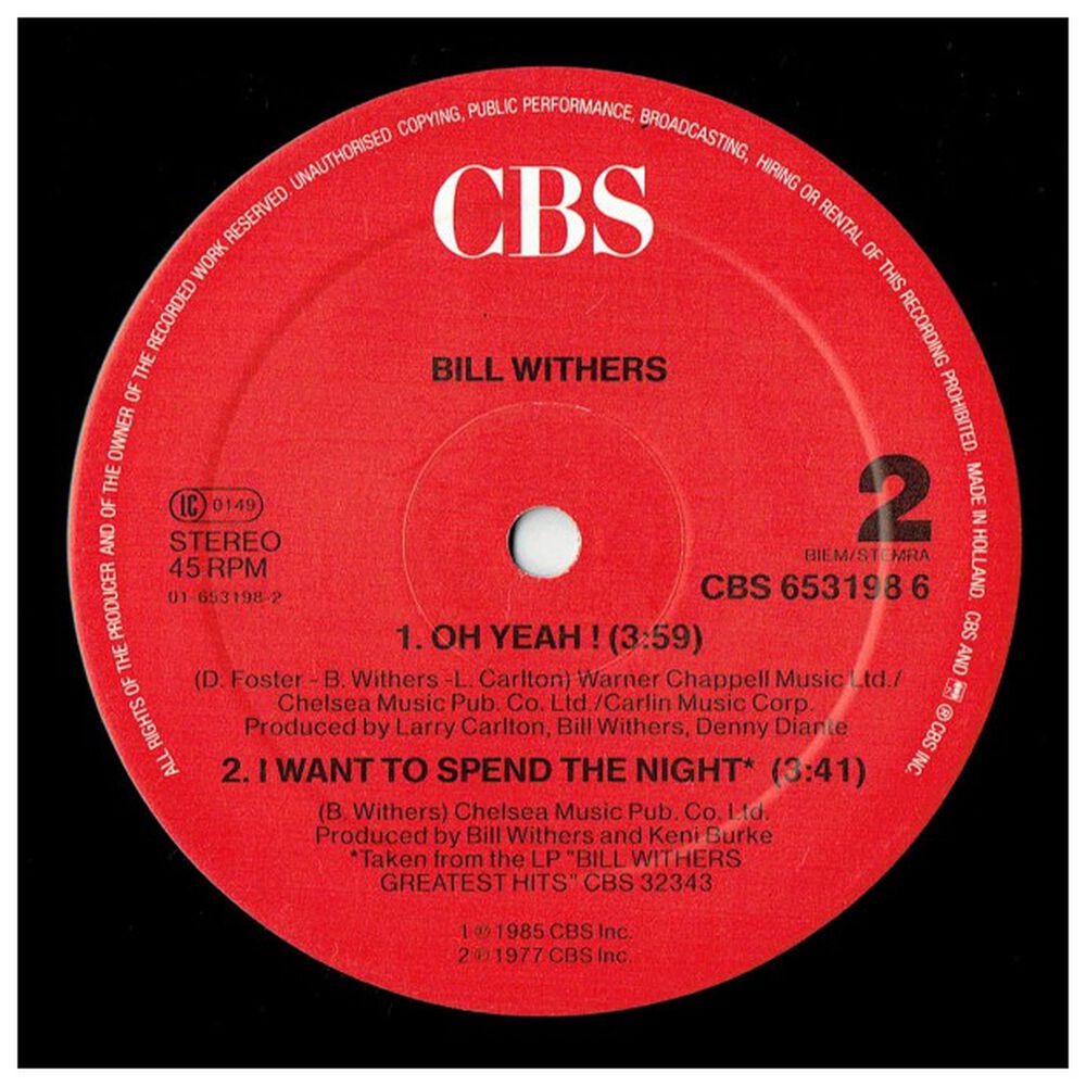 Bill Withers - Aint No Sunshine | 12" Maxi Single Usado image number 3.0