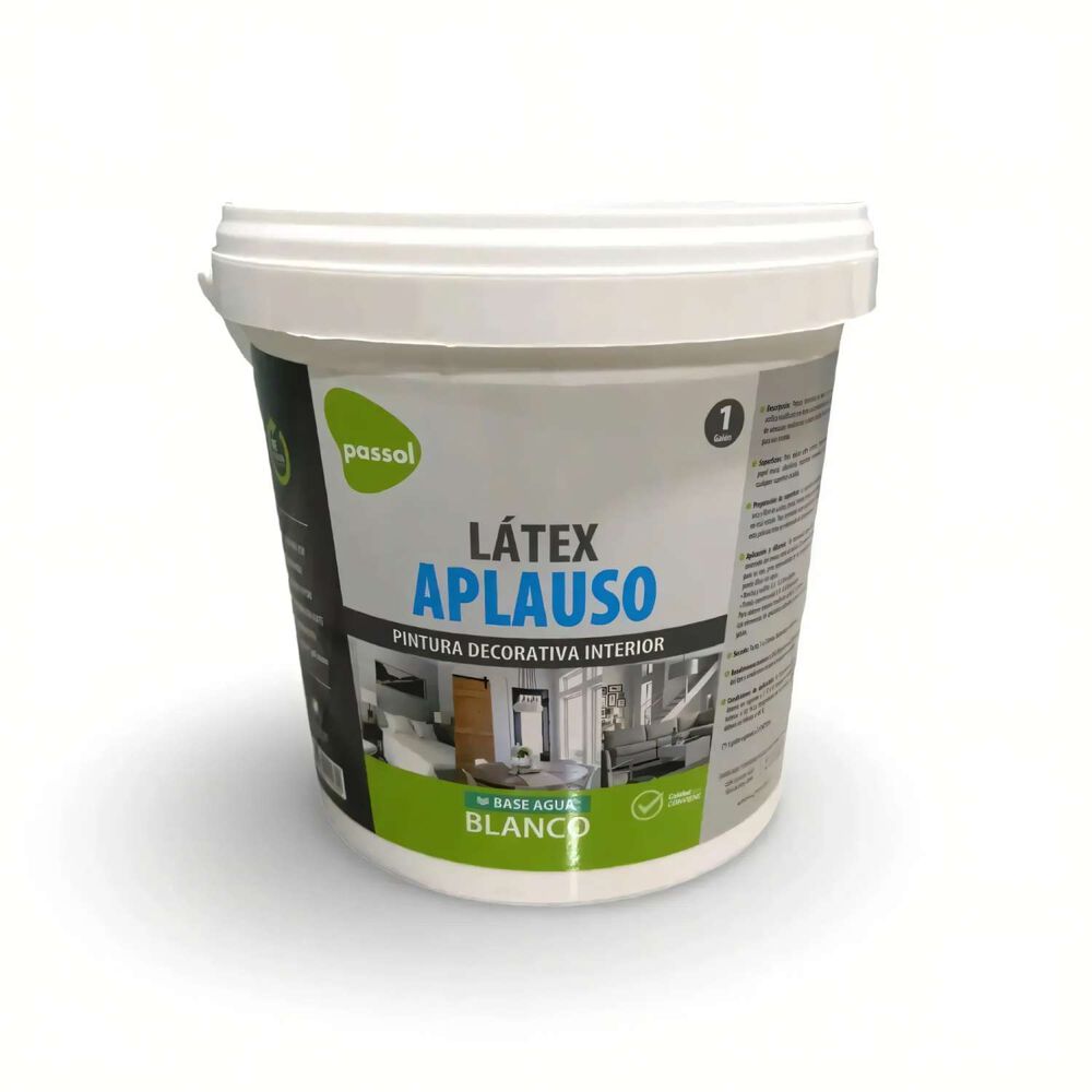 Látex Aplauso Blanco 1gl (3.78lts) - Passol image number 0.0