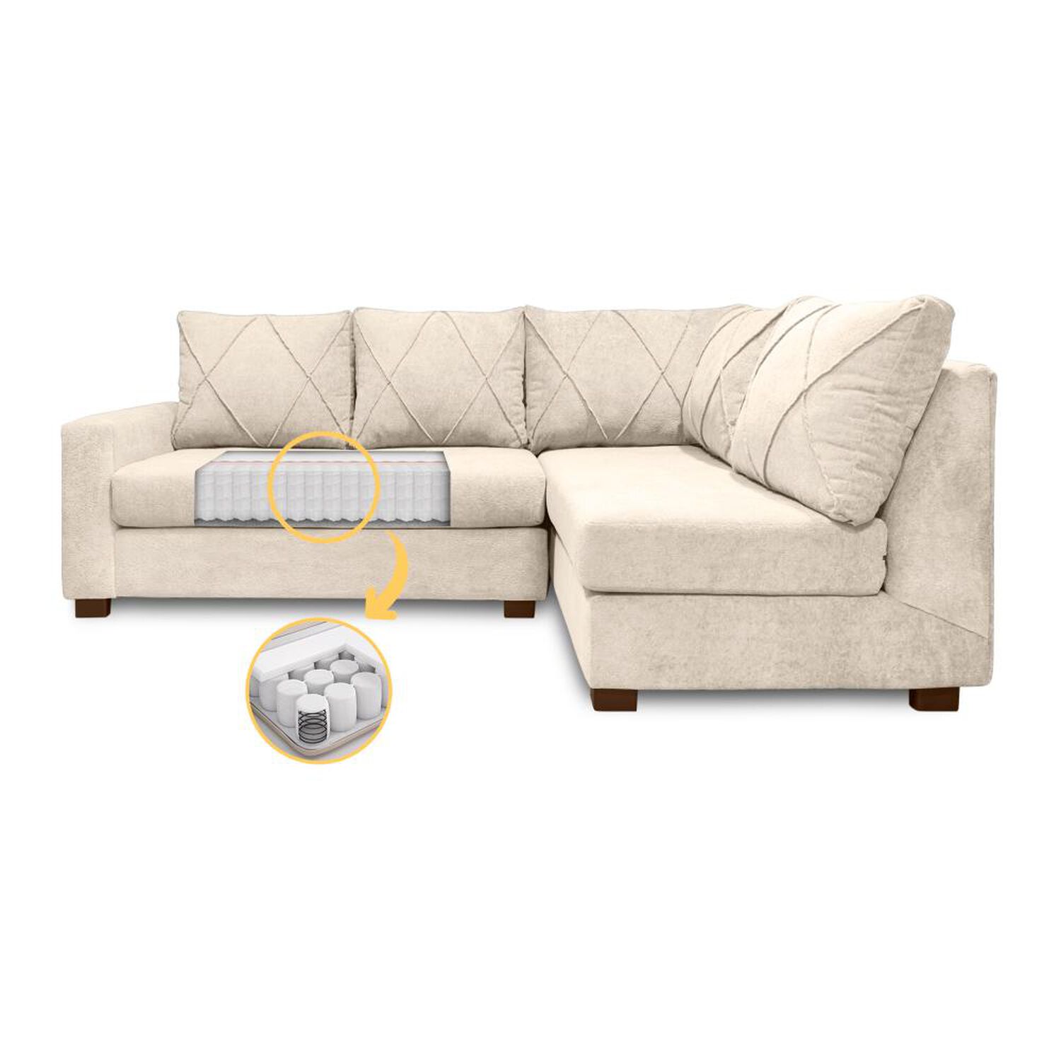 Seccional Living Factory New Musso Derecho / 5 Cuerpos image number 2.0