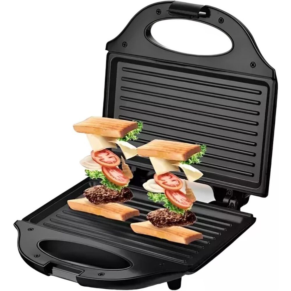Plancha Sandwichera Grill Tostador Pan Multiuso Raf R207