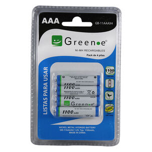 Pilas Recargables Aaa De 1100 Mah.