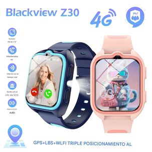 Smartwatch Ni&ntilde;os Blackview Z30 4g Gps Videollamada Sos / Rosado