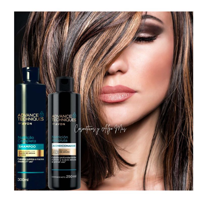 Kit Advance Techniques Shampoo Y Acondicionador Nutricion Completa