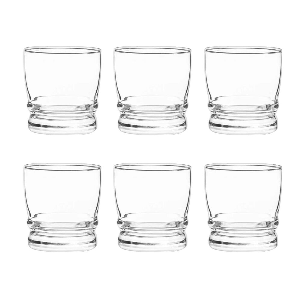 Set 6 Vasos Madeira Rocks 304ml Menaje Cocina Cristar image number 1.0