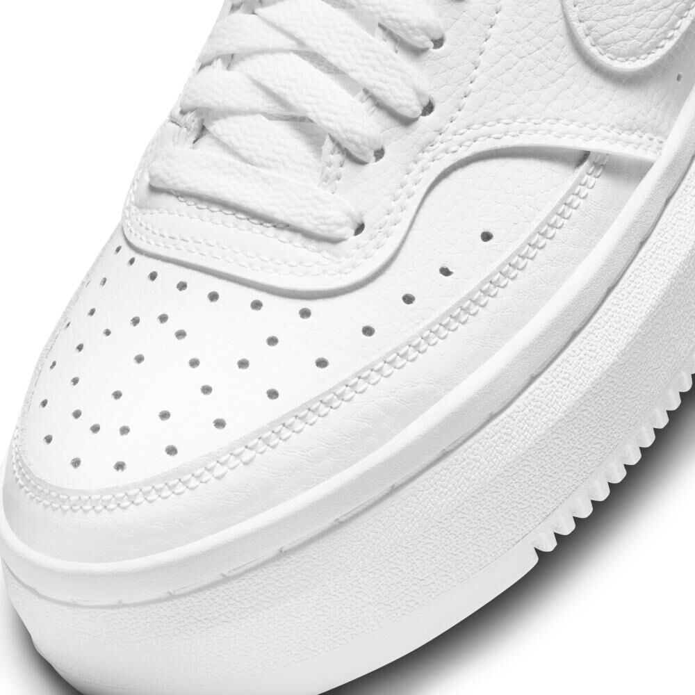 Zapatilla Urbana Mujer Nike Court Vision Alta Blanco image number 5.0