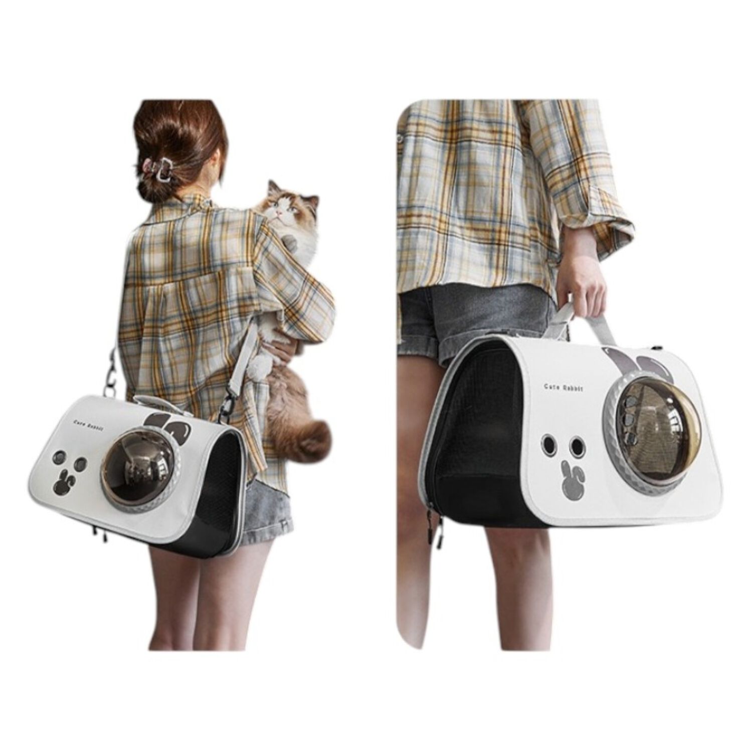 Bolso Transportador De Mascotas Atenea 2 En 1 By Lubabycas image number 0.0