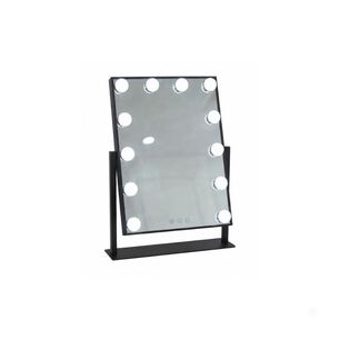Espejo De Maquillaje Con 12 Luces Led Touch Para Mesa