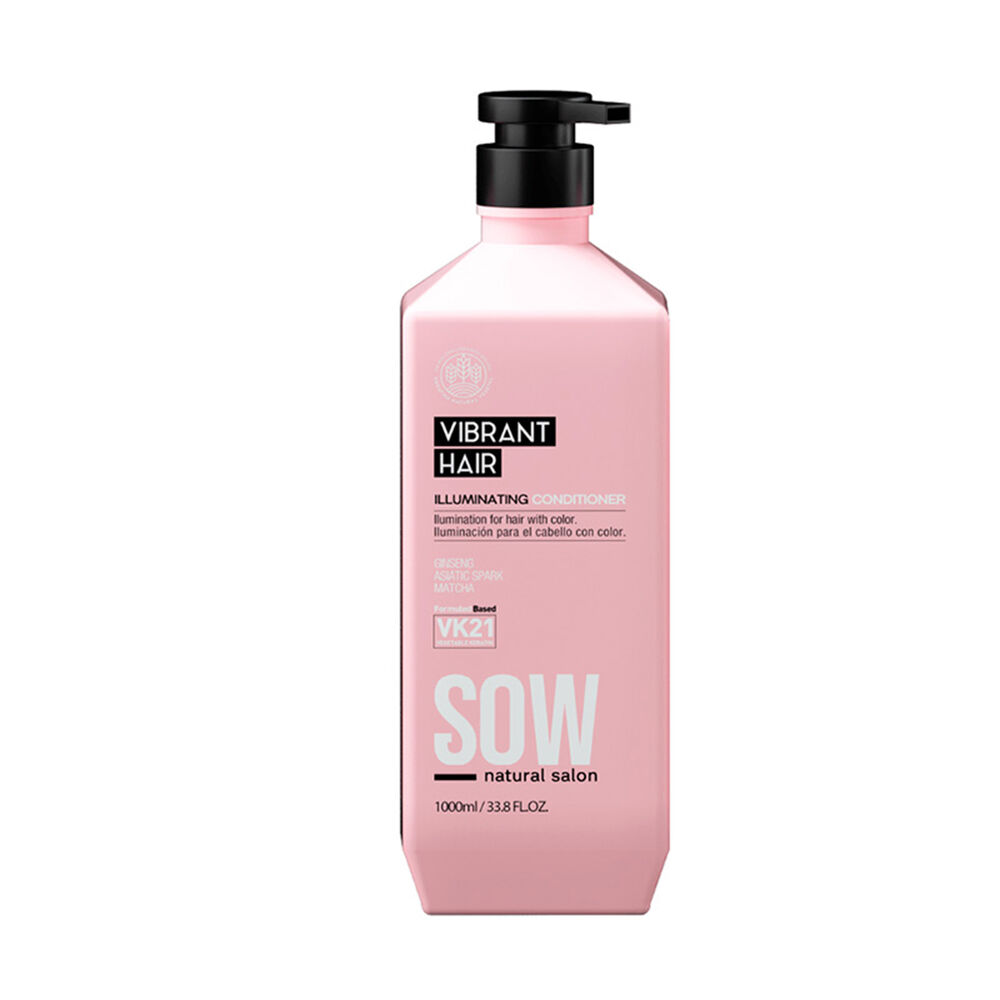 Sow Vibrant Hair - Acondicionador Iluminador Para Cabellos Con Color Y Mechas 1000ml image number 0.0