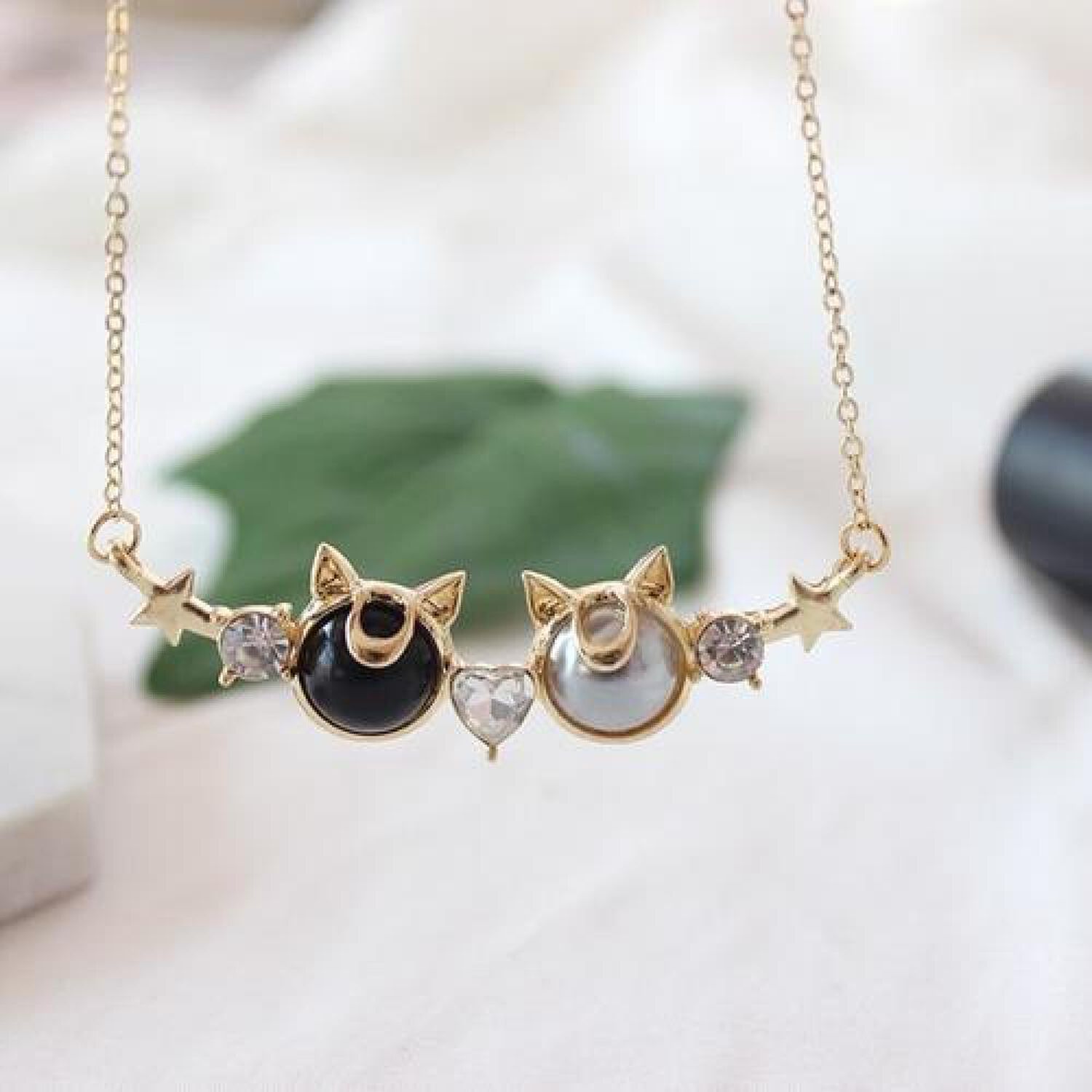 Collar Sailor Moon Luna & Artemis Glitter image number 2.0