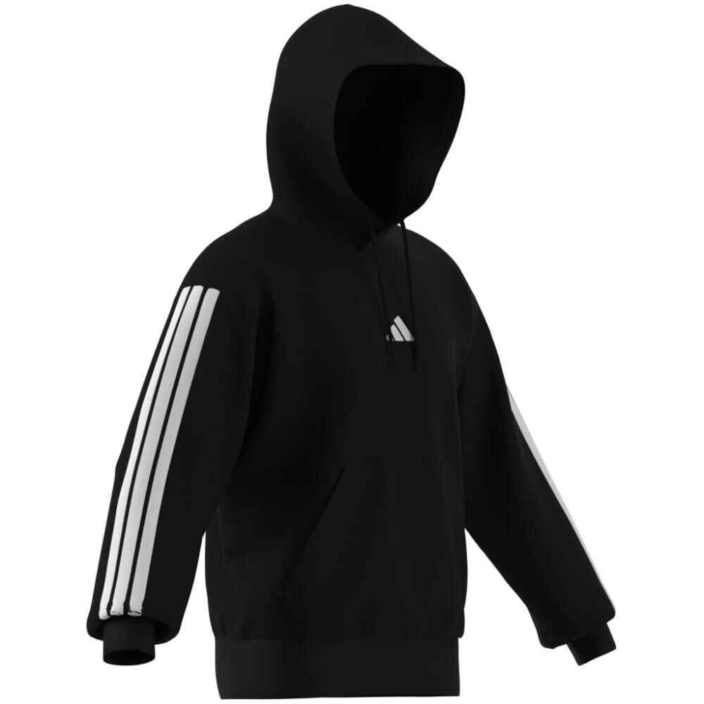 Polerón Con Capucha Hombre Essentials 3 Tiras Felpa Francesa Adidas image number 8.0