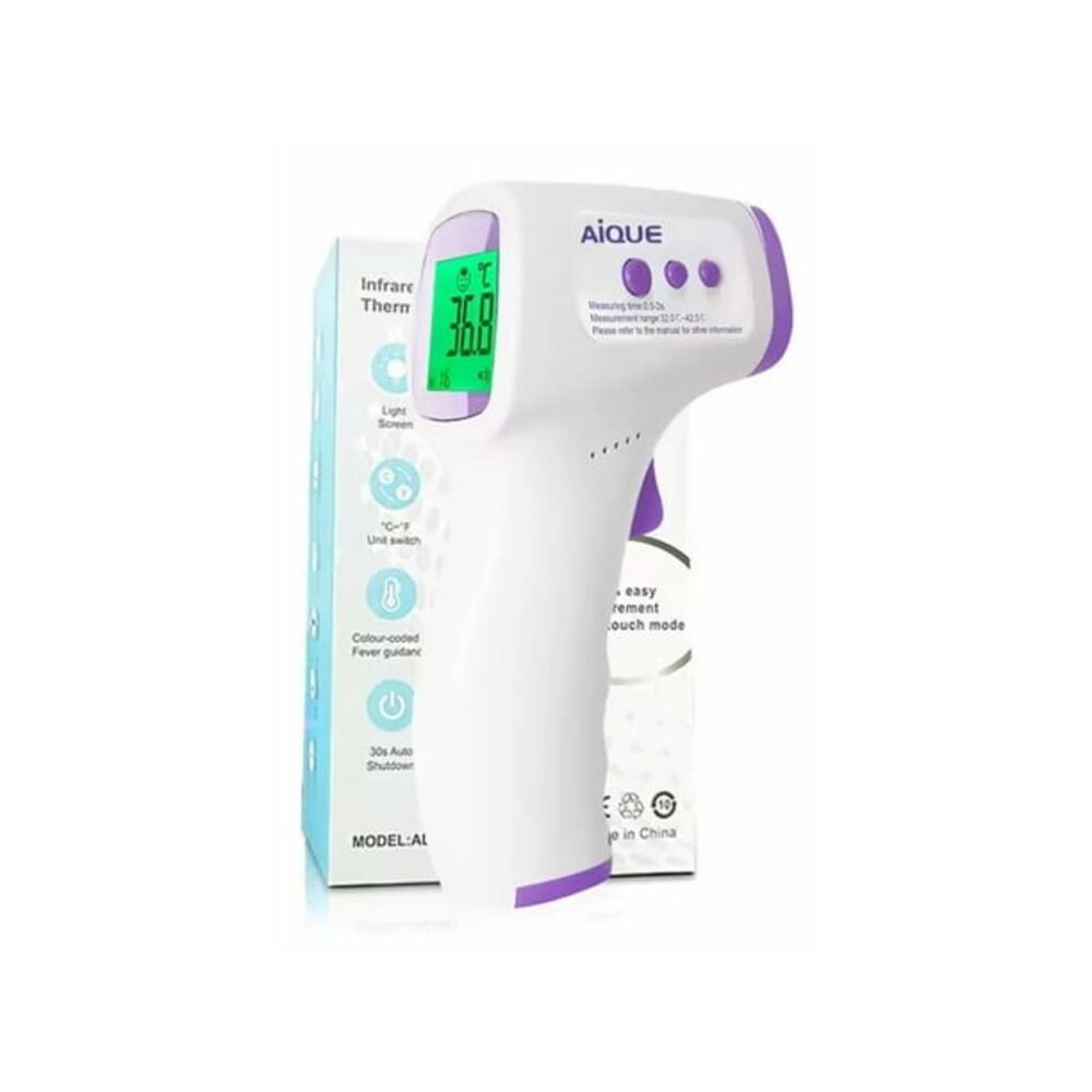 Termometro Digital Infrarrojo Aique Portatil Sin Contacto image number 1.0