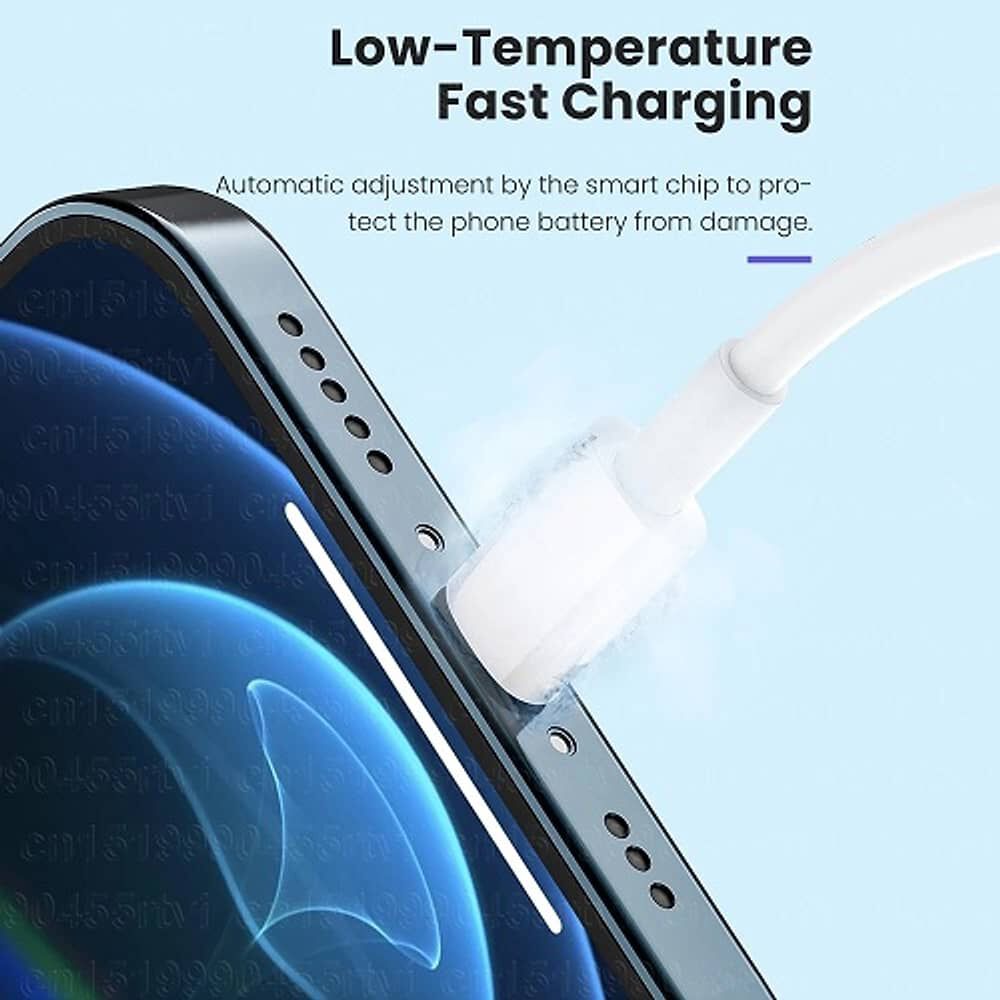 Cable Carga R&aacute;pida 20 W Celular 2.1 A Tipo C A Ligthing Para Ios Y Iphone image number 3.0