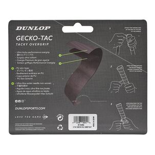 Overgrip Tenis Gecko Tac Dunlop Premium Agarre Negro X3