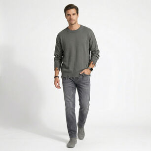 Pantalon Jeans Termico Regular Hombre