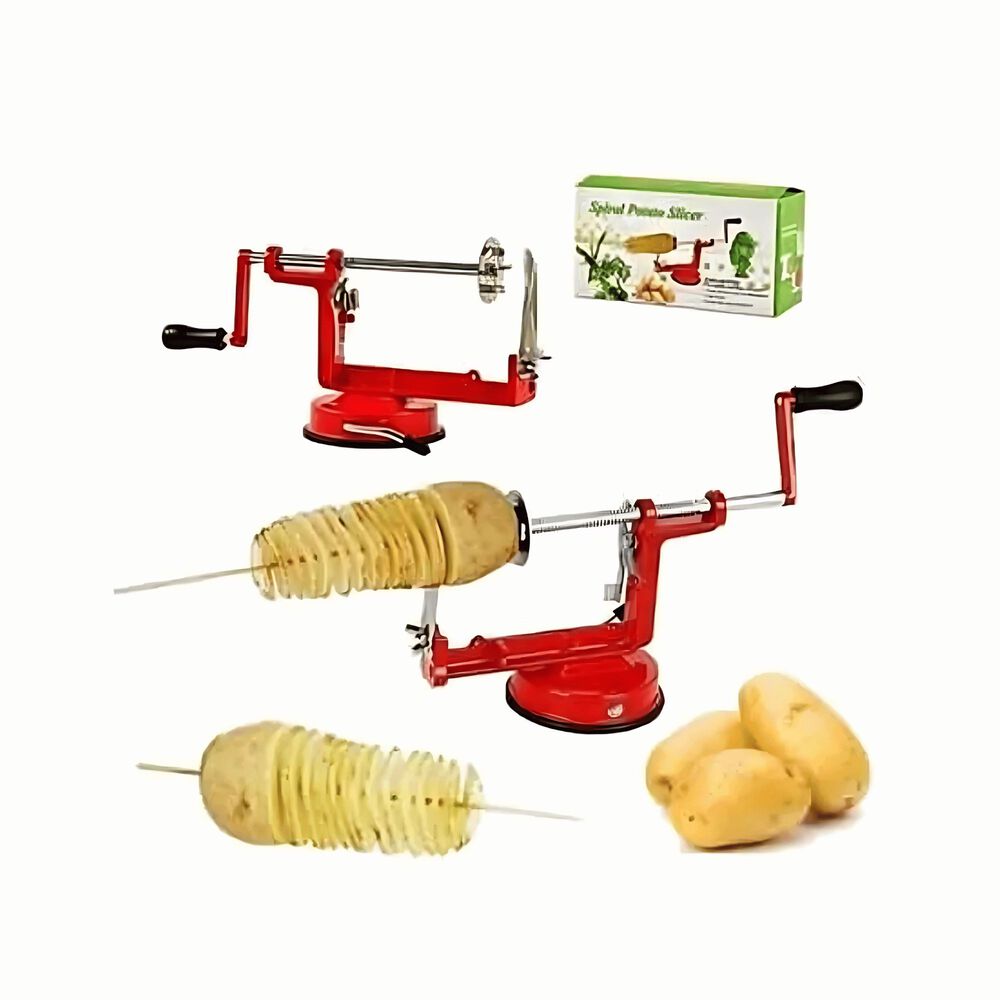 Maquina Cortadora Papas Verduras Dlx Espiral Cocina image number 2.0