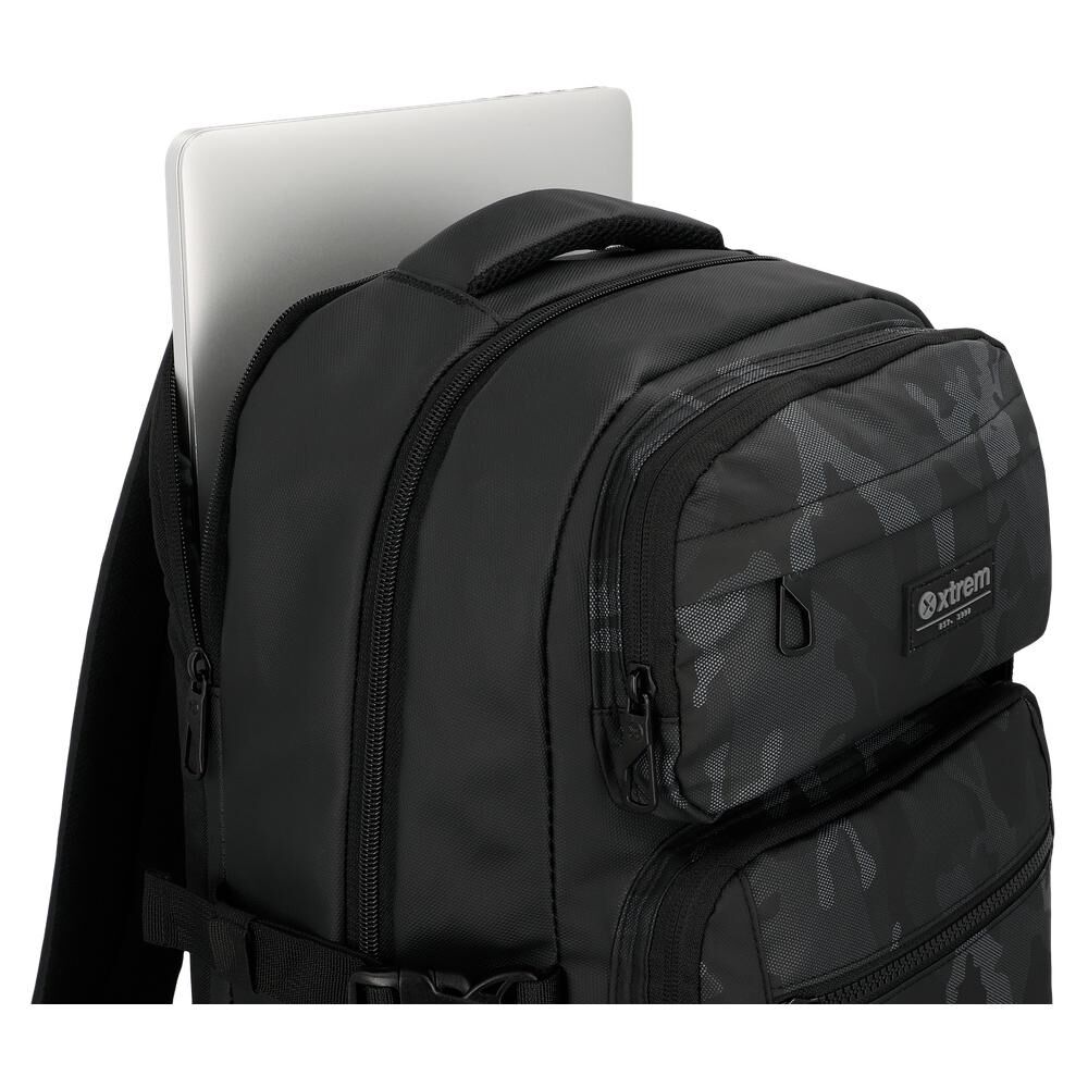 Mochila Notebook Xtrem Denver 6xt Gris Militar 16" image number 12.0