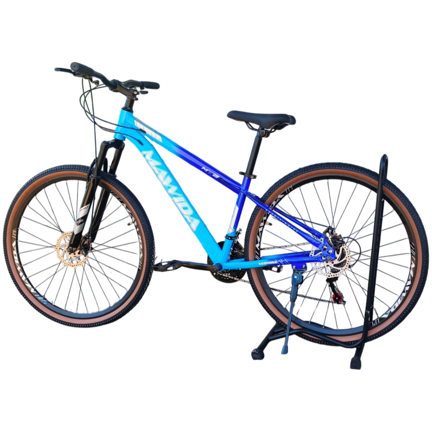 Bicicleta Aro 29 Mawida 21 Veloc Y Freno Disco Azul Celeste image number 4.0