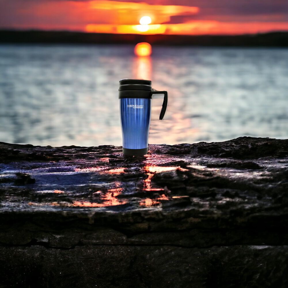 Vaso Térmico De Acero Inoxidable Mug 420 Ml Thermos - Azul image number 1.0