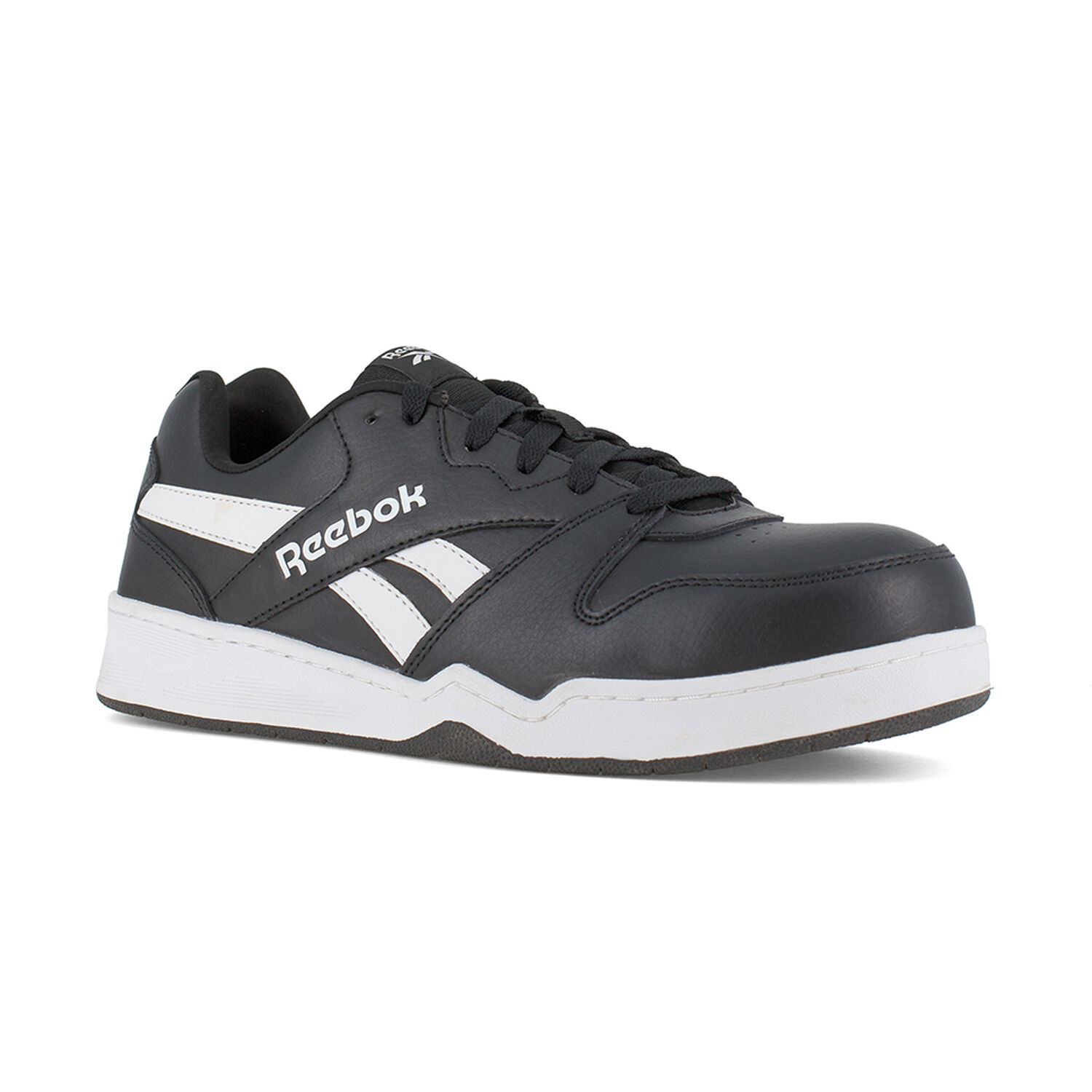Zapatilla De Seguridad Reebok Clasica Ca&ntilde;a Baja Negro Hombre image number 1.0