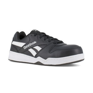 Zapatilla De Seguridad Reebok Clasica Ca&ntilde;a Baja Negro Hombre