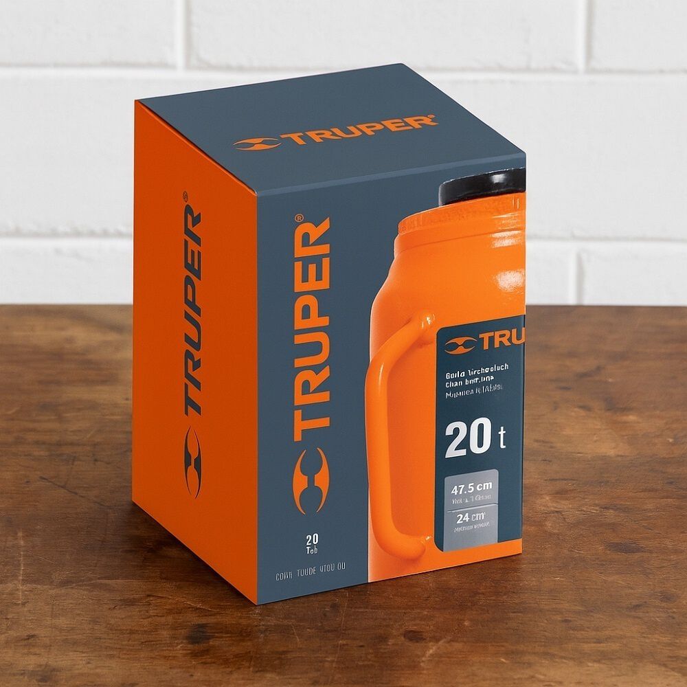 Gata Hidraulica 20 Tn Tipo Botella Truper Gat-20 image number 4.0