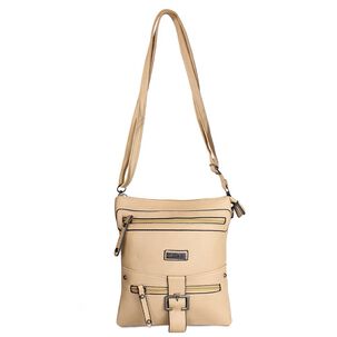 Cartera Bandolera Pola Beige Anabella Sachi