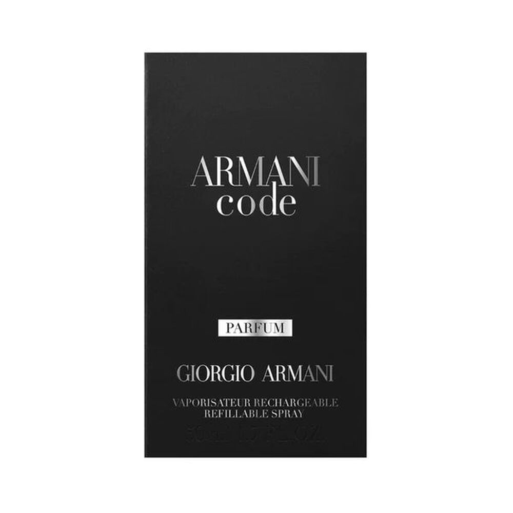 Armani Code Parfum 50ml Rechargable Hombre image number 0.0