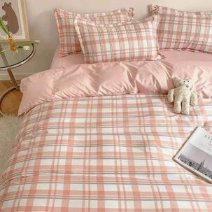 Juego Funda De Plum&oacute;n + Sabana 200 Hilos King