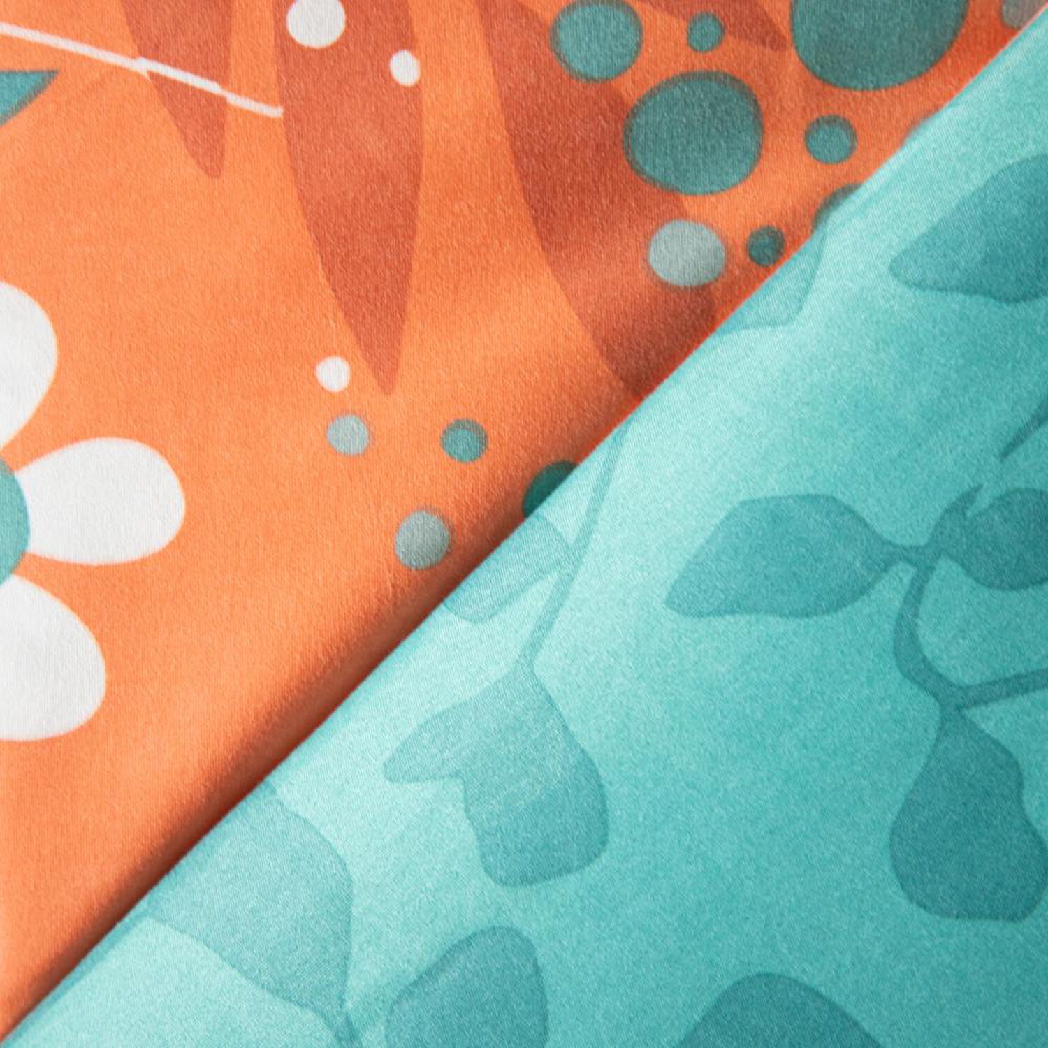 Set Plum&oacute;n + Almohada Estampada Casaideal Jardin / 1.5 Plazas image number 2.0