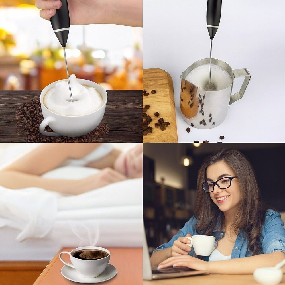 Mini Batidor Revolvedor De Caf&eacute; Y Espuma Leche Recargable Usb image number 6.0