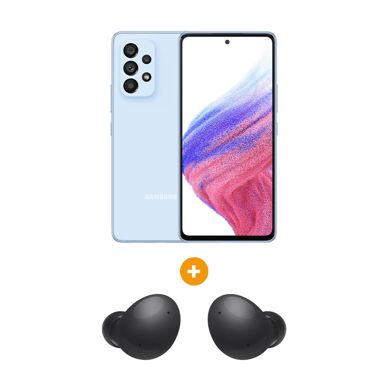 Smartphone Samsung Galaxy A53 5G Azul + Galaxy Buds 2 image number 0.0