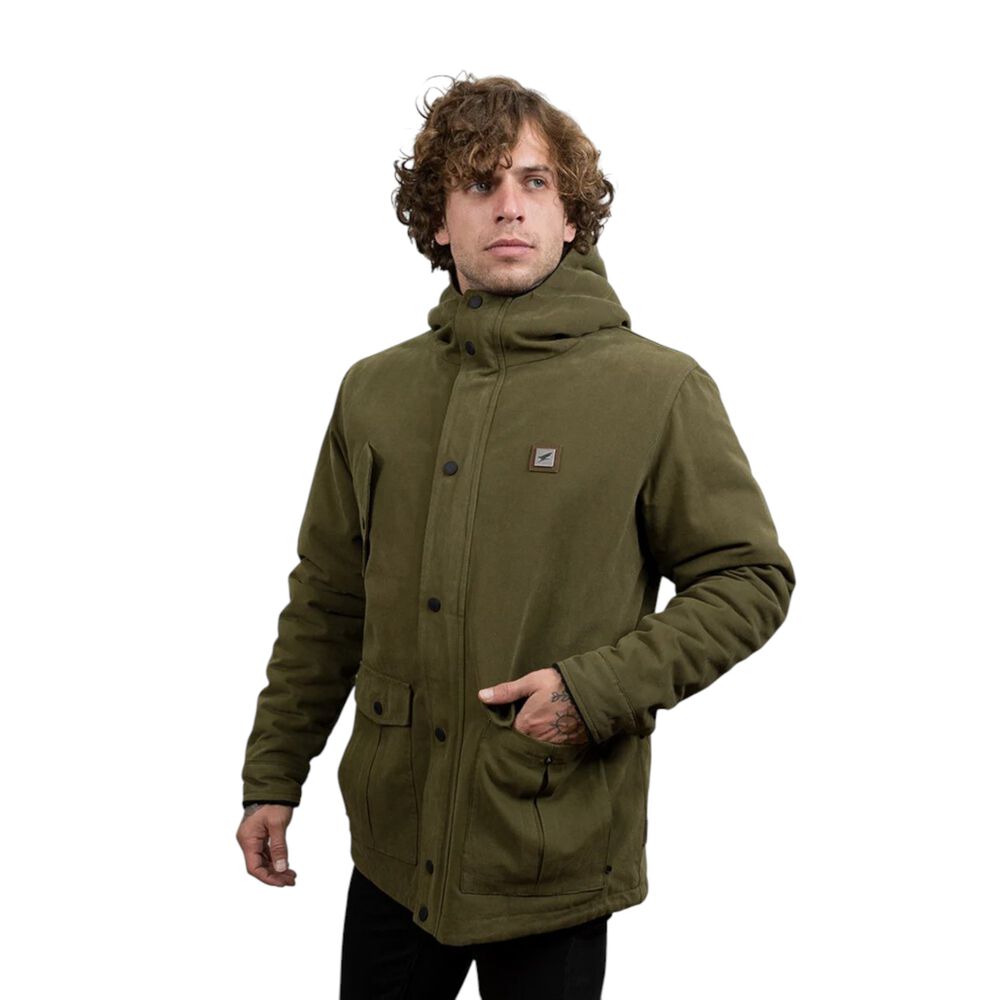 Chaqueta Canvas Reversible Woodstone V2 Verde Hombre Falcone image number 2.0