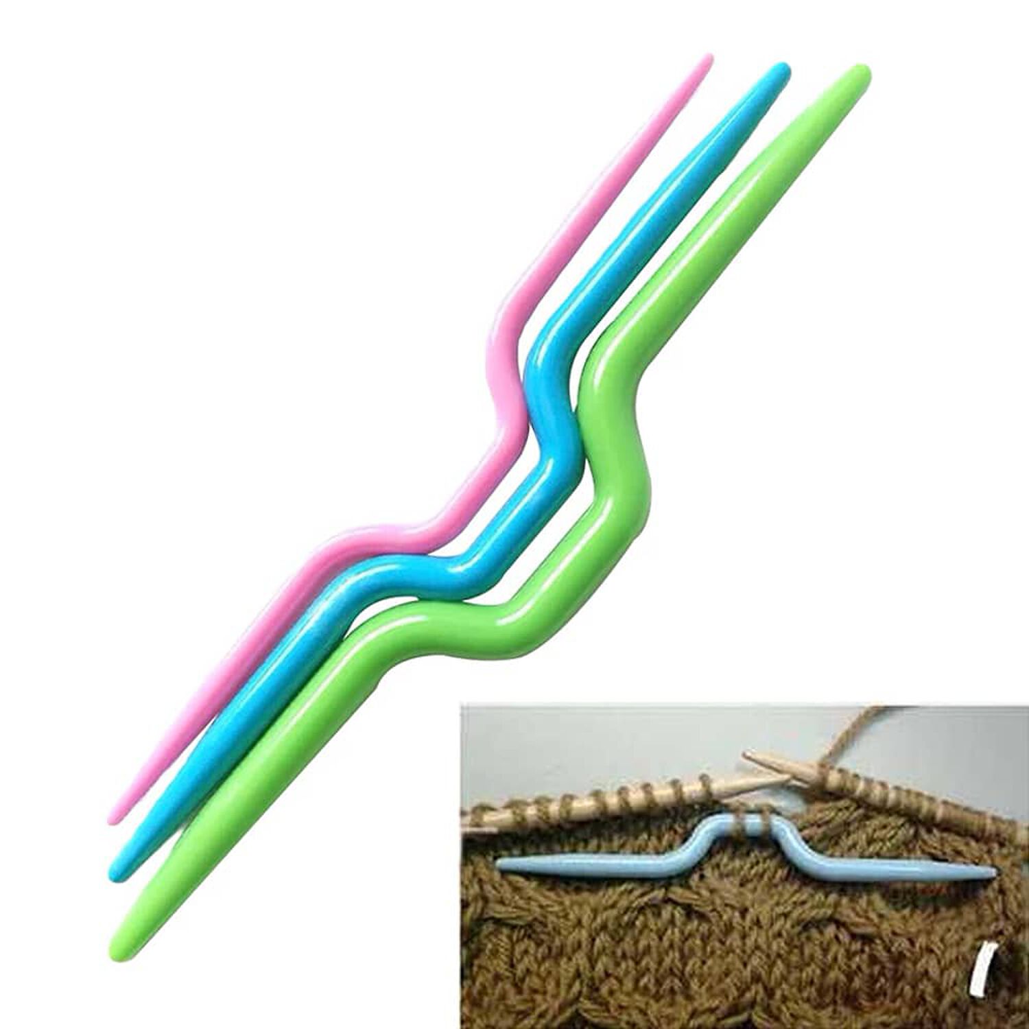 Ganchos, Palillos Para Trenzas 3 Undiades 3.0, 3.5 Y 4.0 image number 0.0