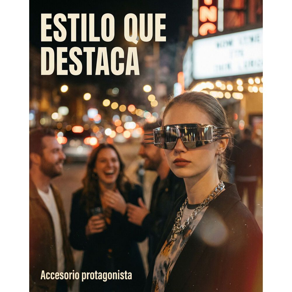 Lentes Premium Steampunk Para Fiestas Reggaet&oacute;n Metaleros image number 11.0