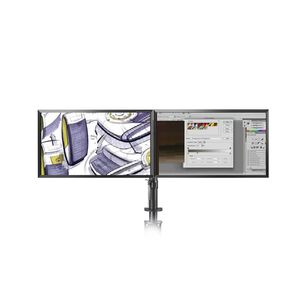 Soporte De Monitor Para 2 Pantallas Hasta 32" Reforzado