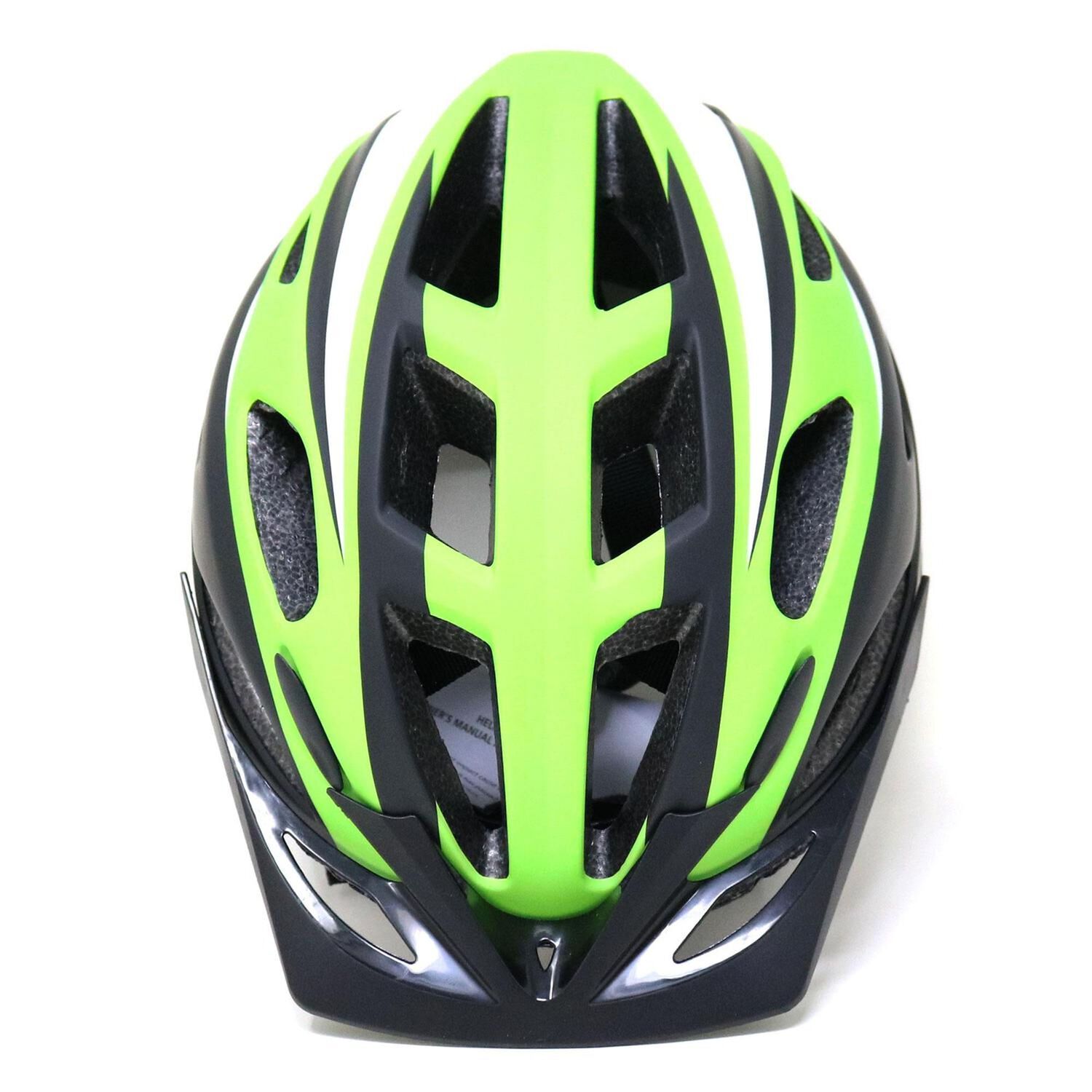 Casco Radical Mountain Mtb Con Luz Matt Negro Verde L 58-61cm image number 0.0