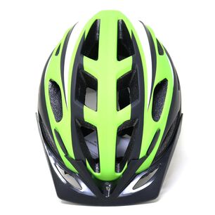Casco Radical Mountain Mtb Con Luz Matt Negro Verde L 58-61cm