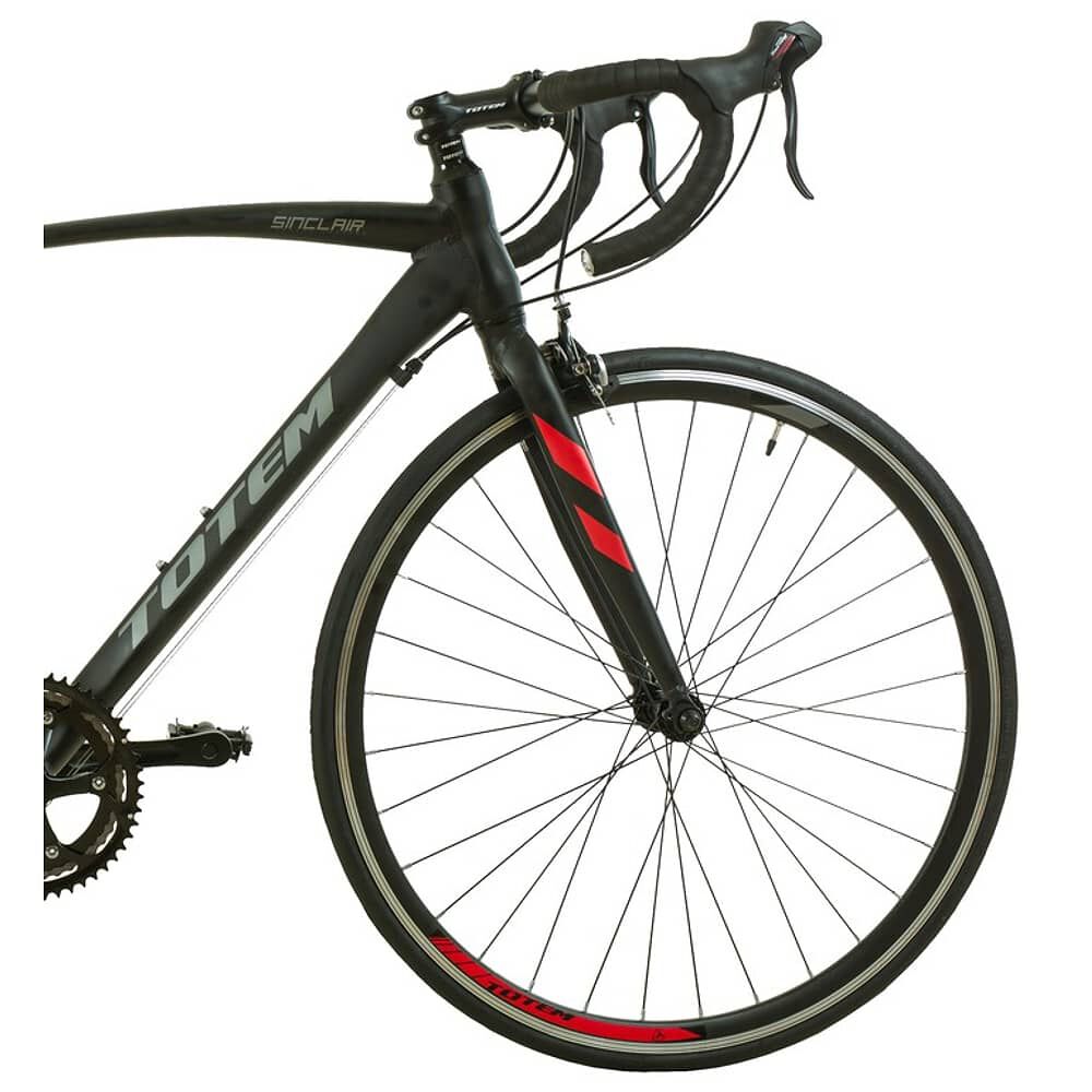 Bicicleta De Ruta Totem Sinclair 700*54 Negro Rojo image number 3.0