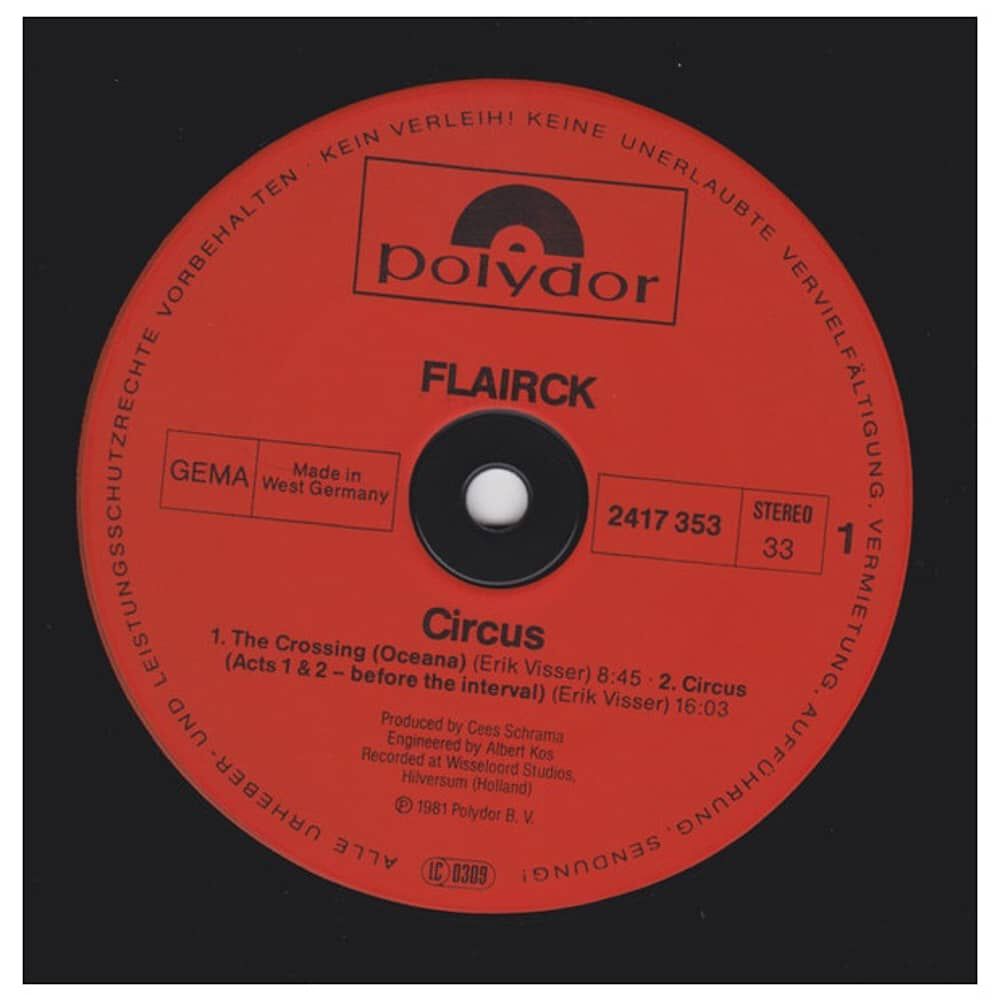 Flairck - Circus | Vinilo Usado image number 2.0