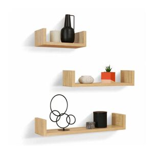 Set 3 Estantes Repisas Flotantes Decorativos Minimalistas