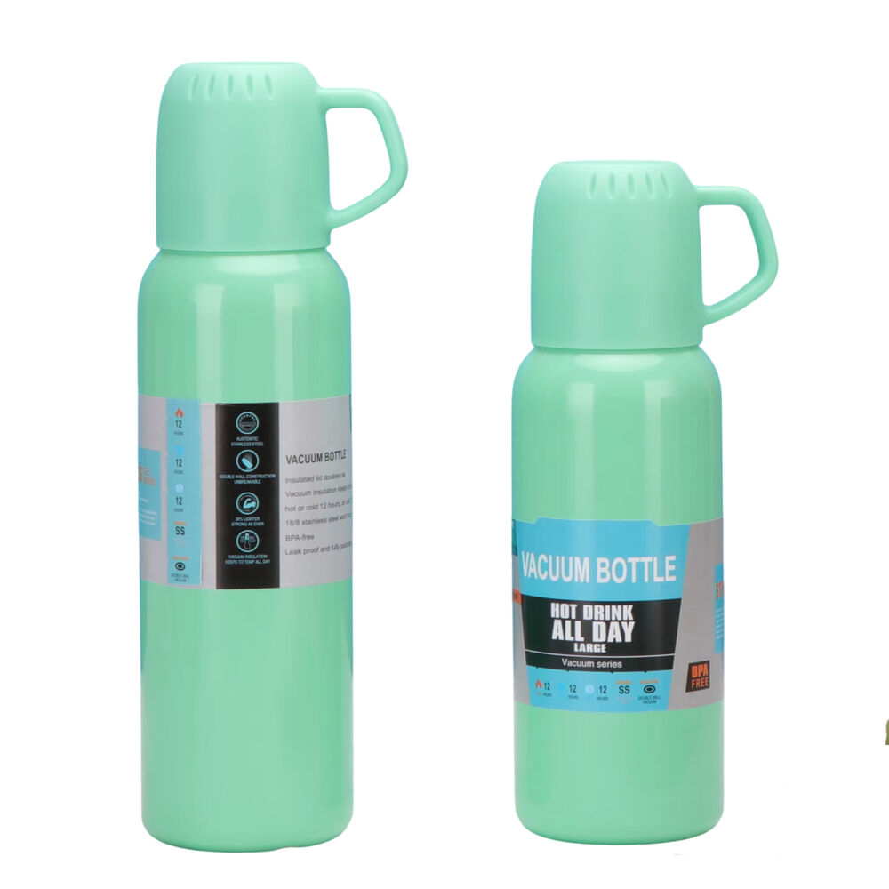 Termo Inoxidable Caliente Fr&iacute;o 500 Ml + 3 Vasos image number 2.0