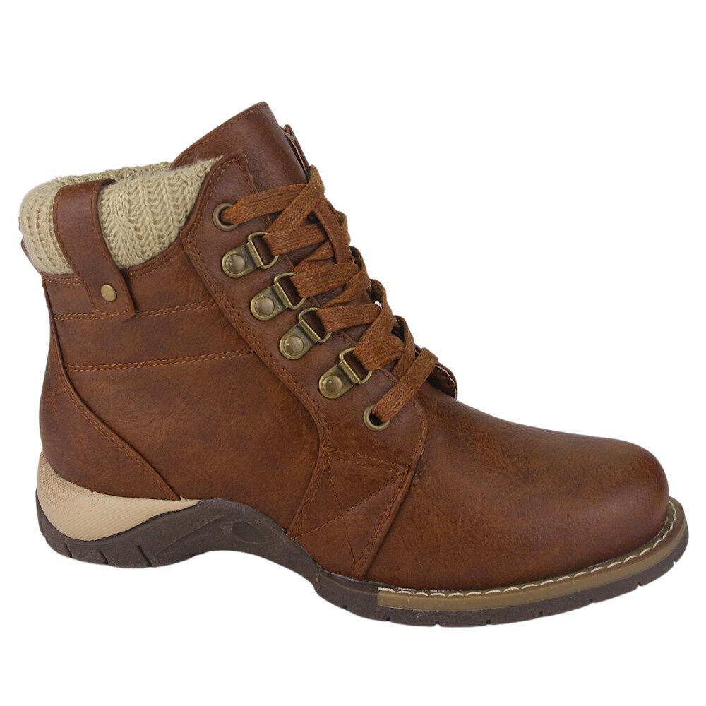 Botin Chalada Mujer Rolo-4 Tostado Casual image number 0.0