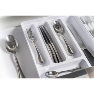 Organizador Cubiertos Extensibles Logic Blanco