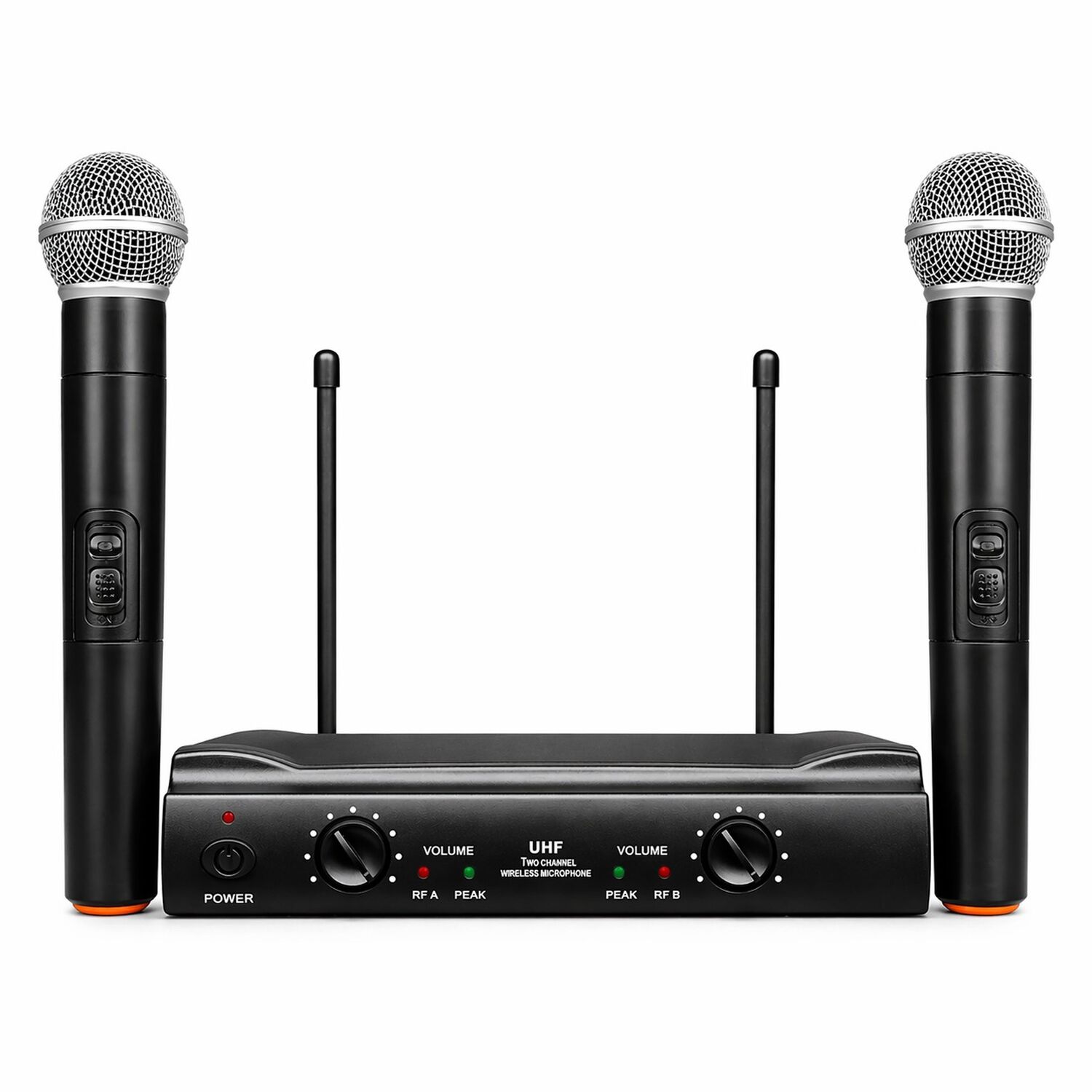 Kit De Micrófonos Inalámbricos Uhf Profesionales Wu-828 Hd