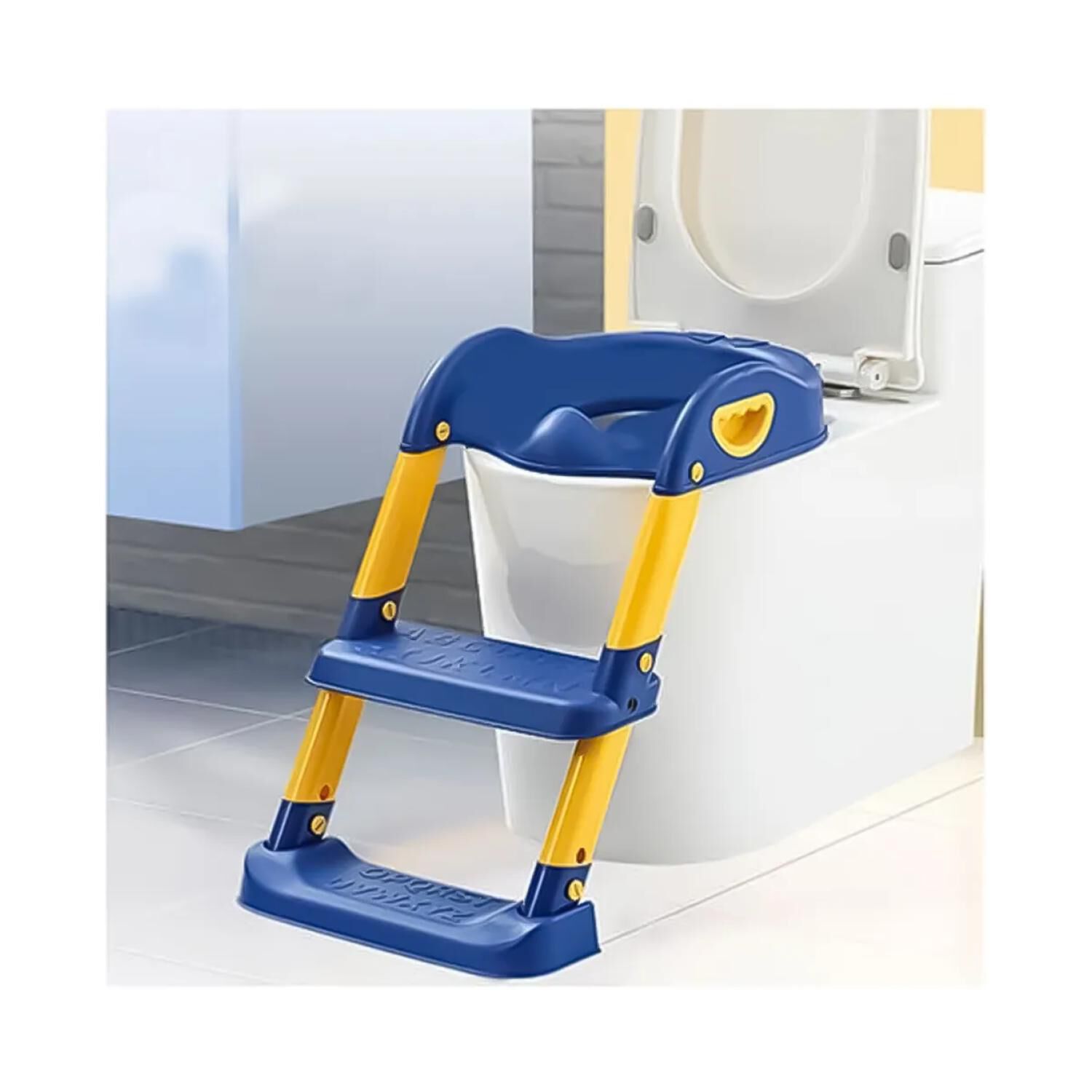 Escalera Asiento Pelela Entrenador Infantil Plegable Azul image number 0.0
