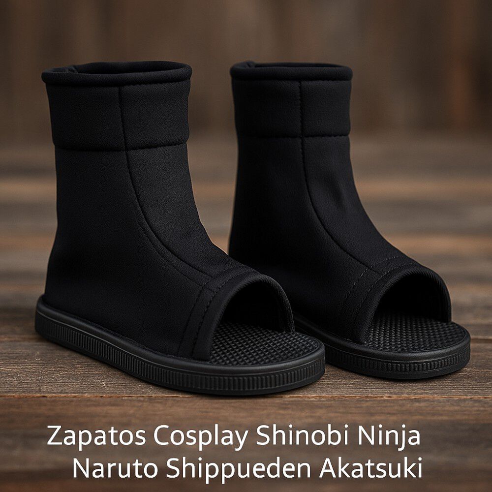 Zapatos Cosplay Shinobi Ninja Naruto Shippuden Akatsuki image number 6.0